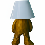 Lampa KUBU imprimată 3D din ABS și PETG