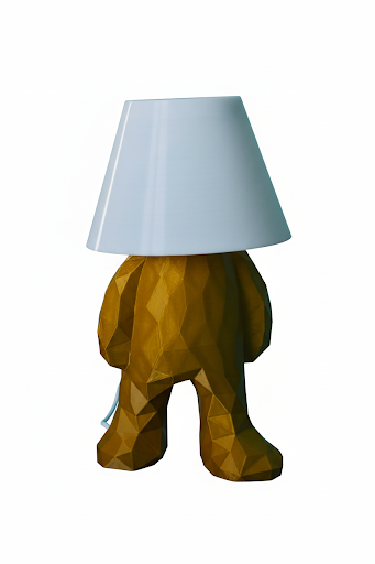 Lampa KUBU imprimată 3D din ABS și PETG