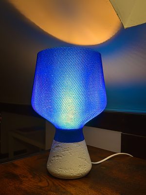 Lampa Caliz - Abajur texturat & bază decorativă | Culori variate